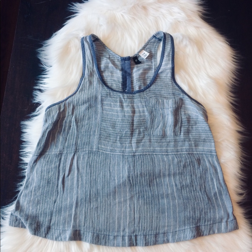 #T64 NWOT UO open back tank